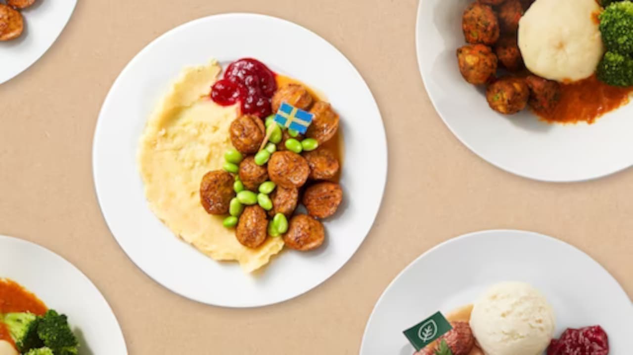 IKEA "All you can eat meatball, plant ball and veggie ball plates"