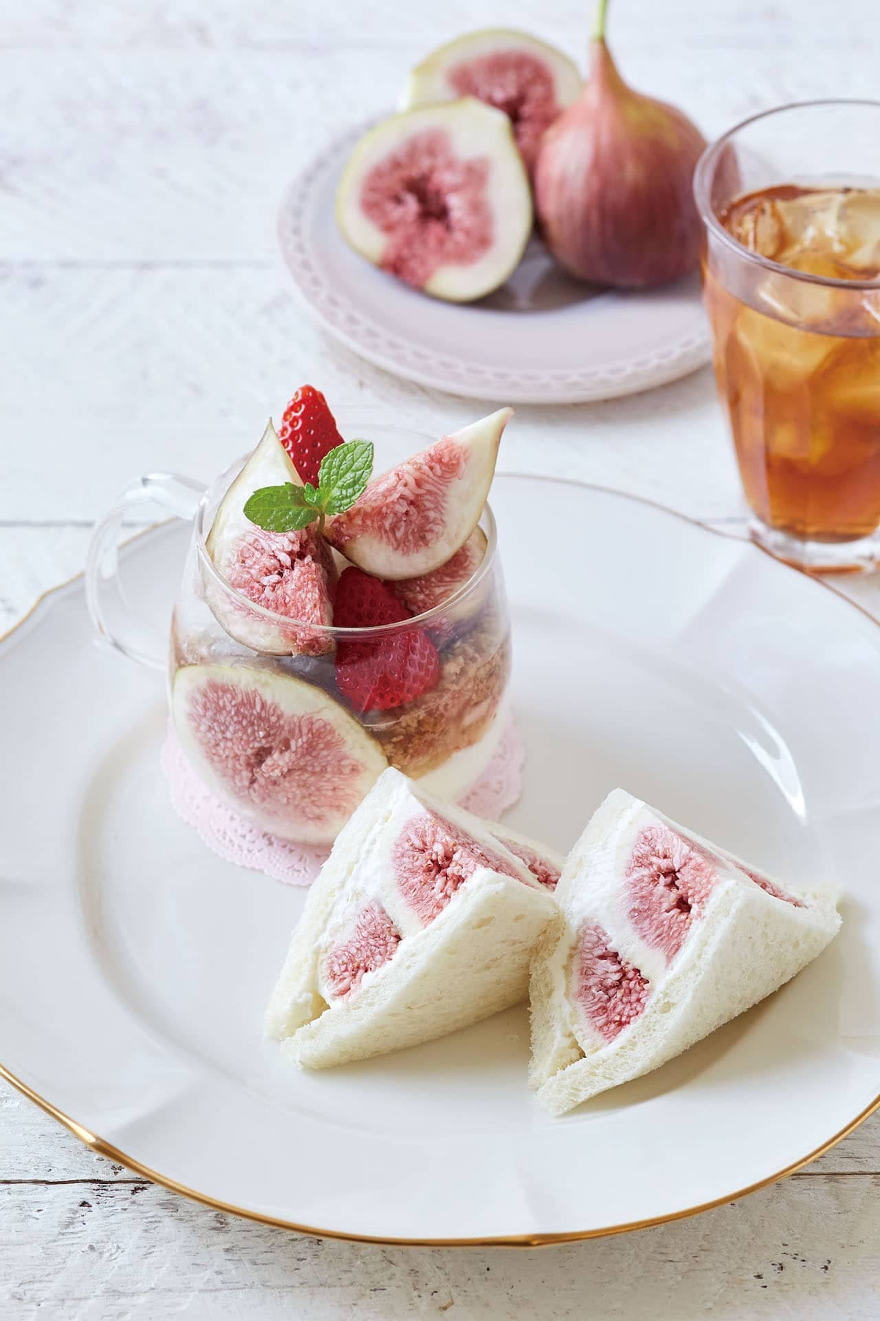 Afternoon Tea "Aichi Prefecture fig sweets plate".