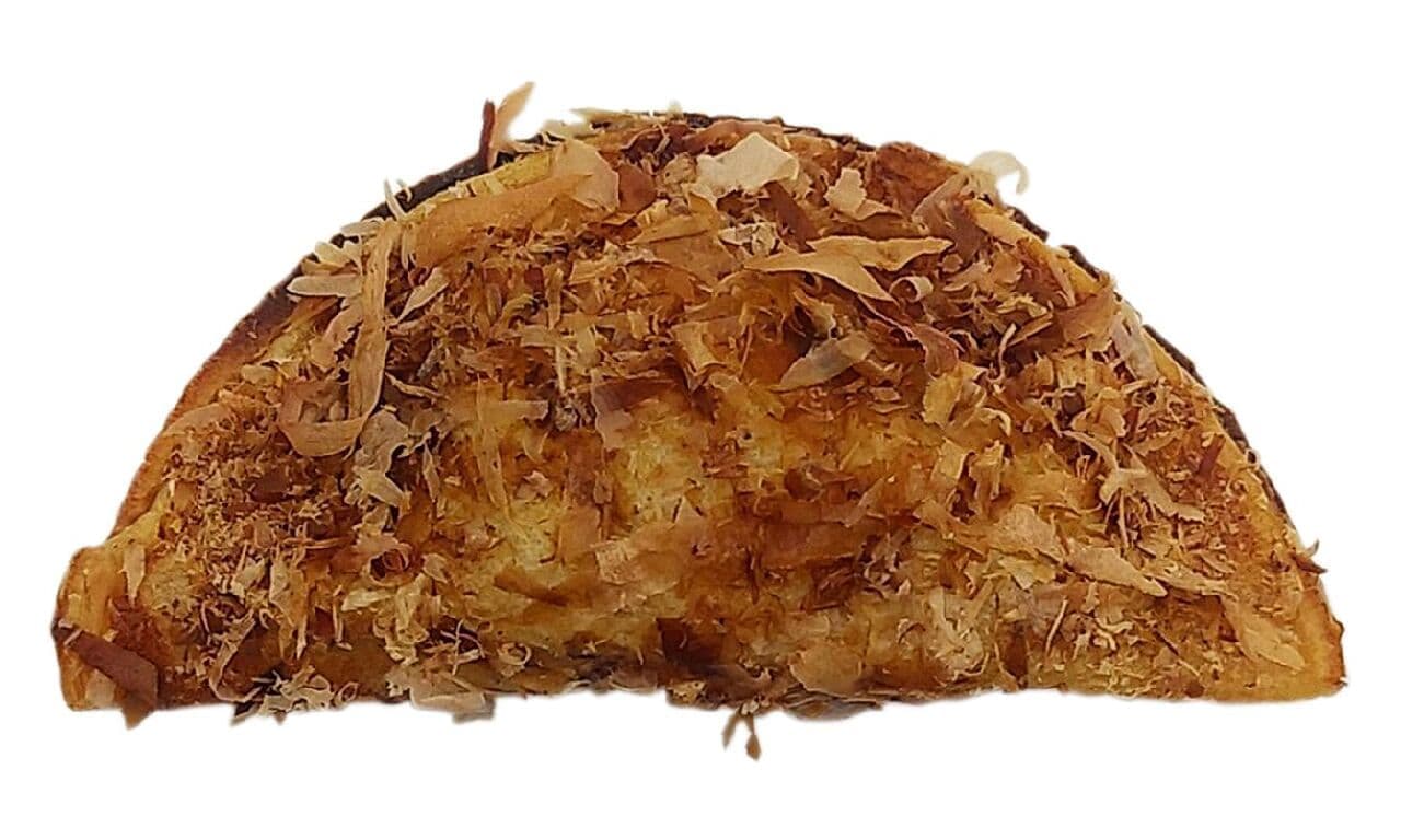 7-ELEVEN "Mochi Okonomiyaki Bread with Bonito Flavor