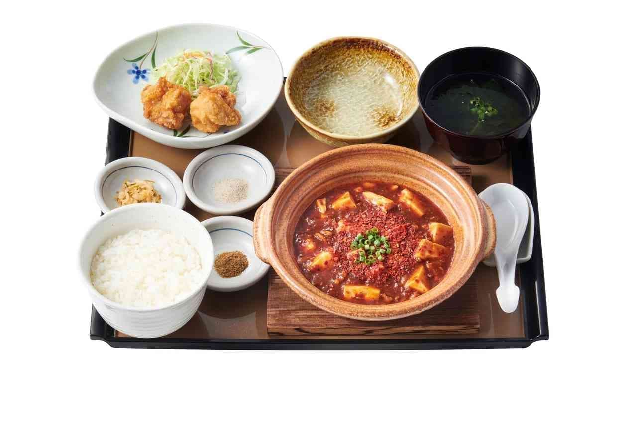 Yayoiken "Spicy Szechuan Mabo Tofu Set Meal