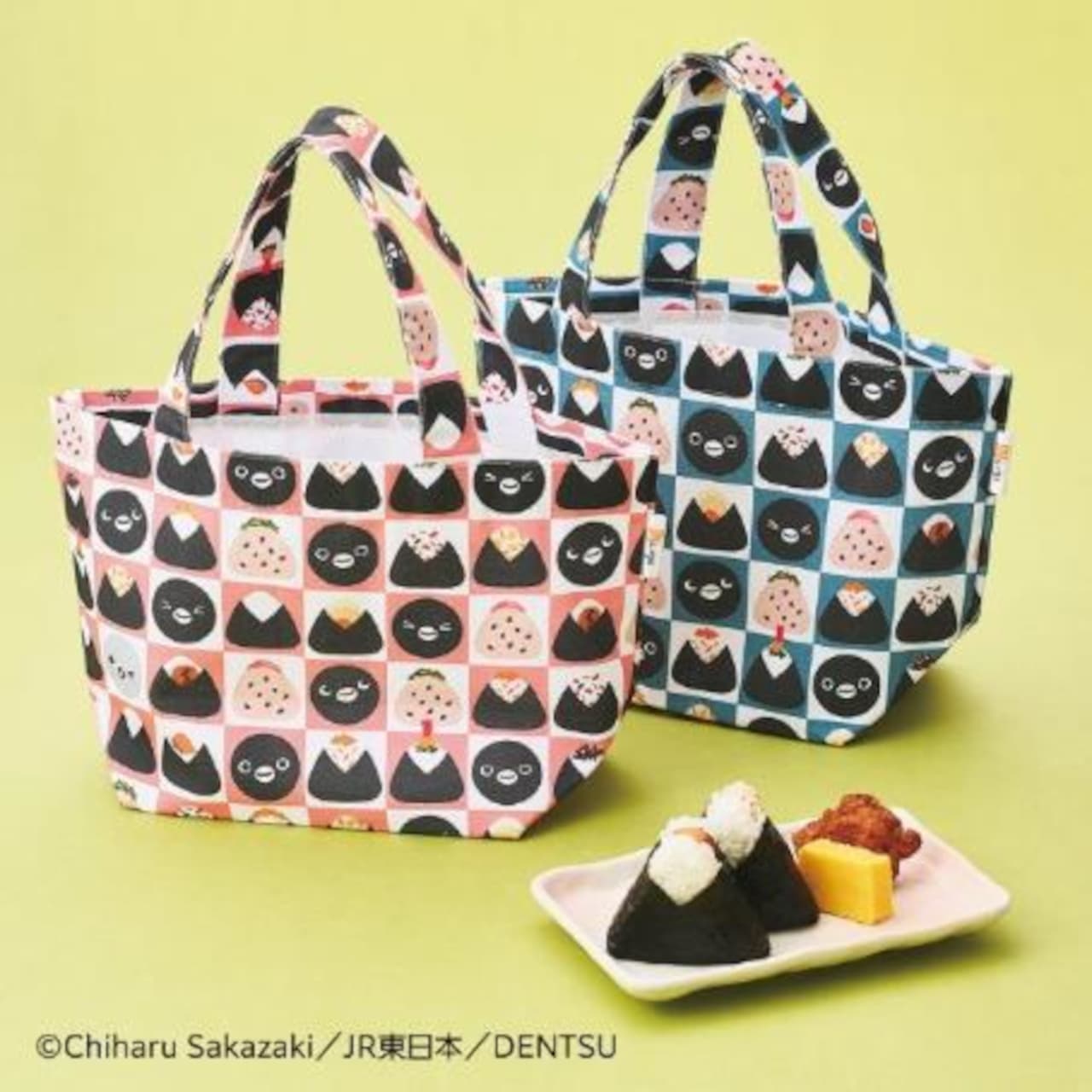 Honoriya "Suica no Penguin Chopsticks & Omusubi Set", "Suica no Penguin Boat-Shaped Lunch Bag & Omusubi Set", etc.