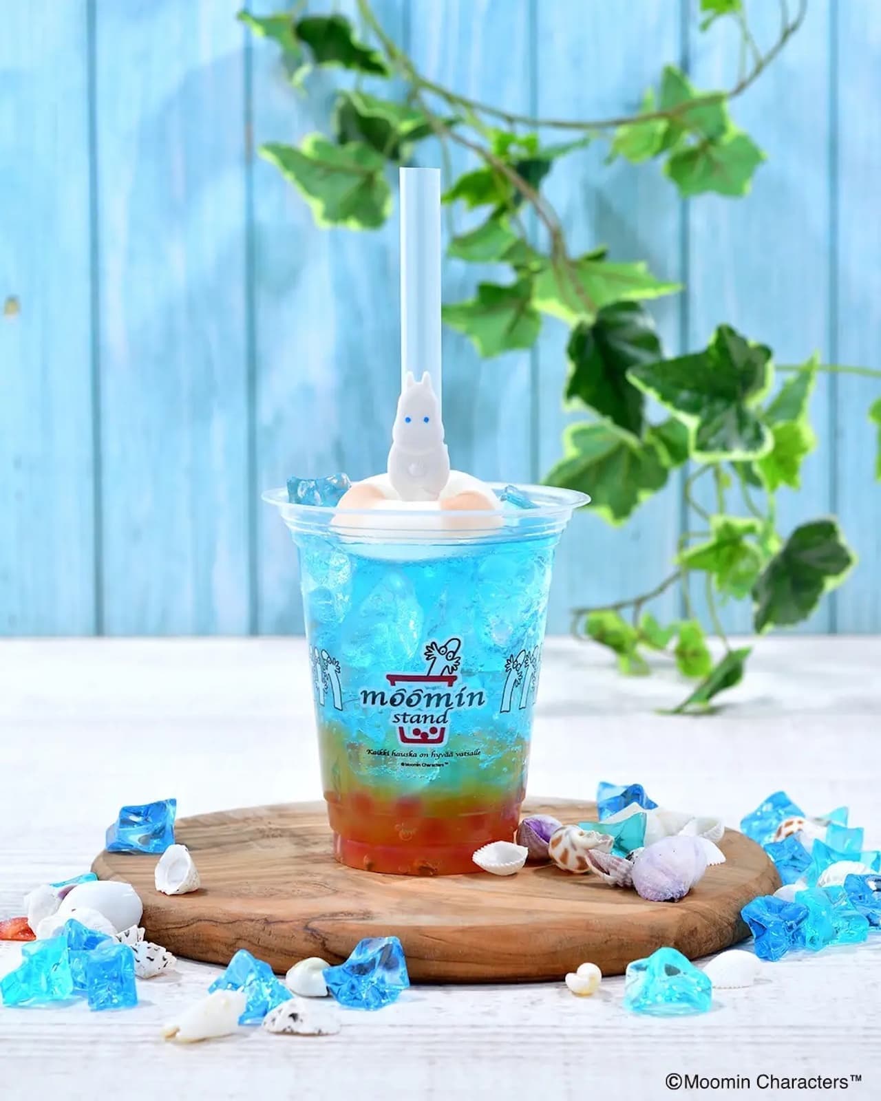 Moomin Cafe and Moomin Stand "Moomin float with soda".