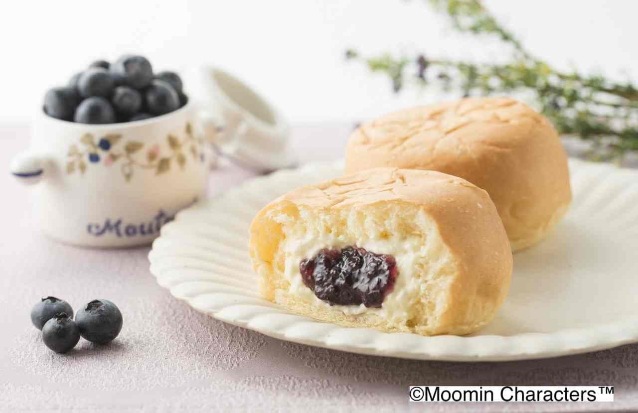 Hattendo "MOOMIN Hattendo Cream Bread Blueberry".