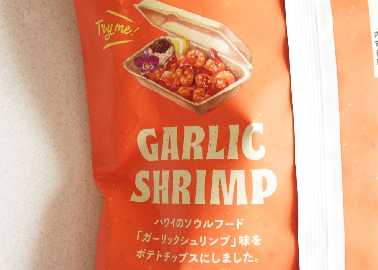 KALDI Coffee Farm "Garlic Shrimp Flavor Potato Chips
