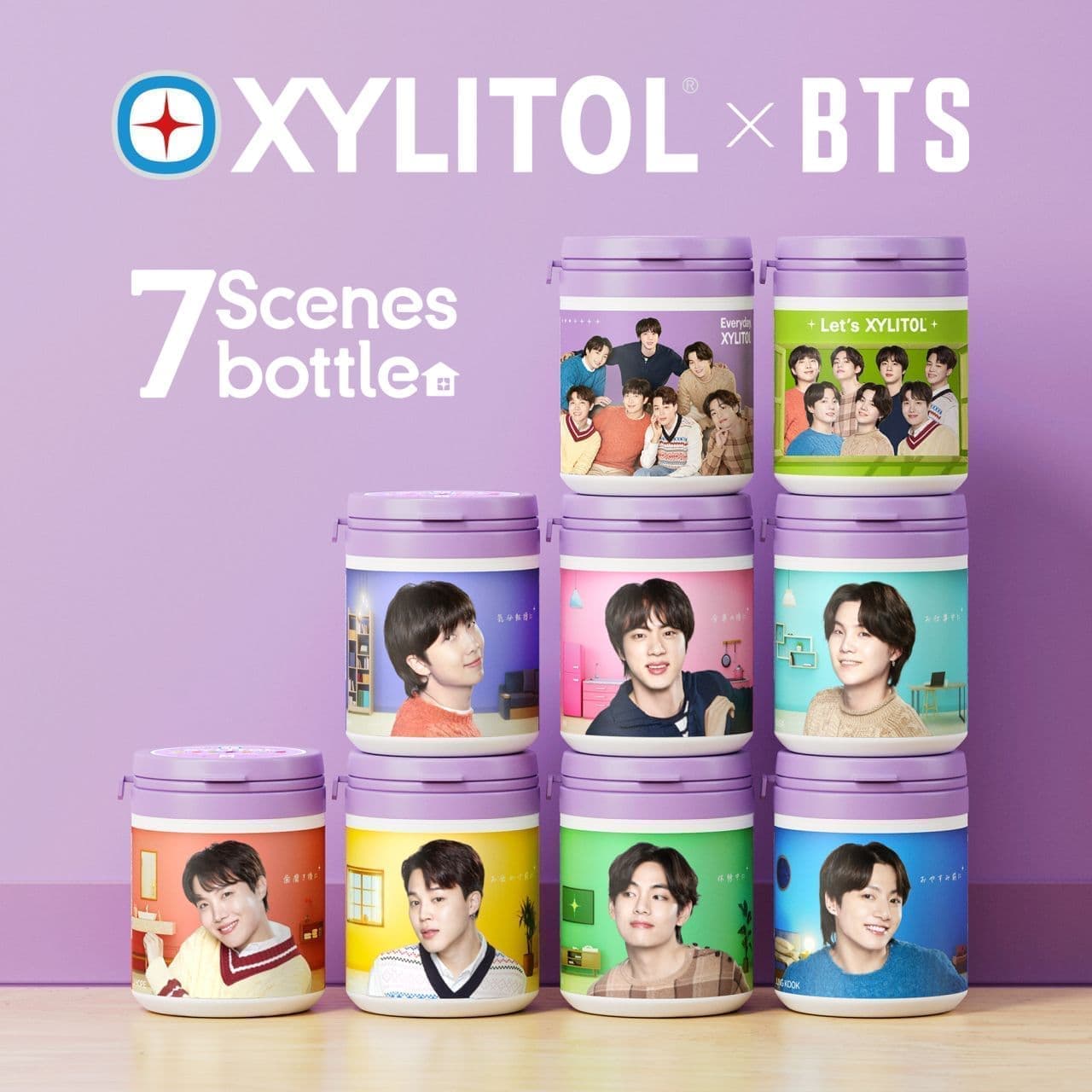 Lotte "Xylitol x BTS 7 Scenes Bottle