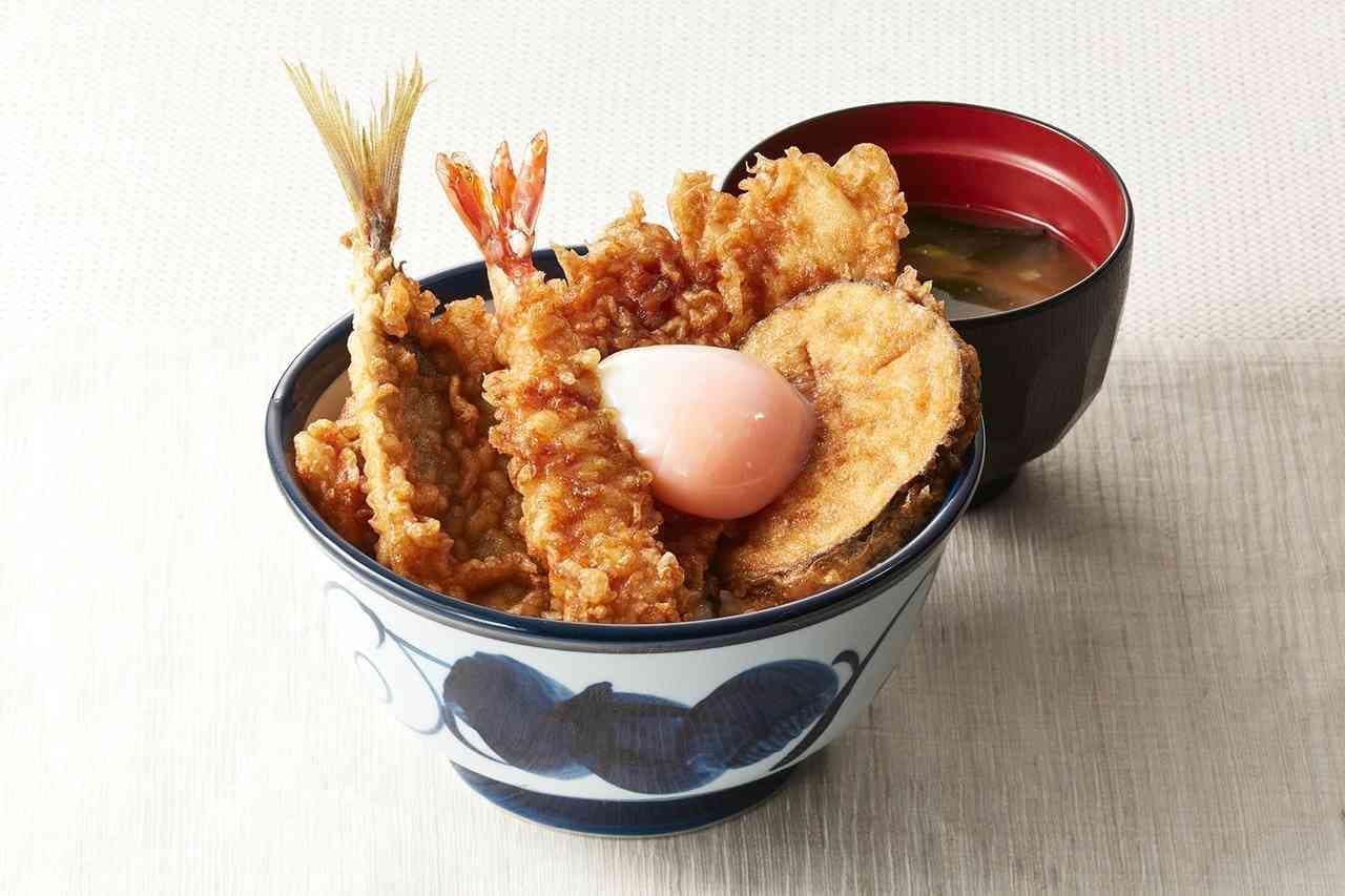 Tendon Tenya "Tare zuke natsu no tokudon" (summer special rice bowl with sauce)