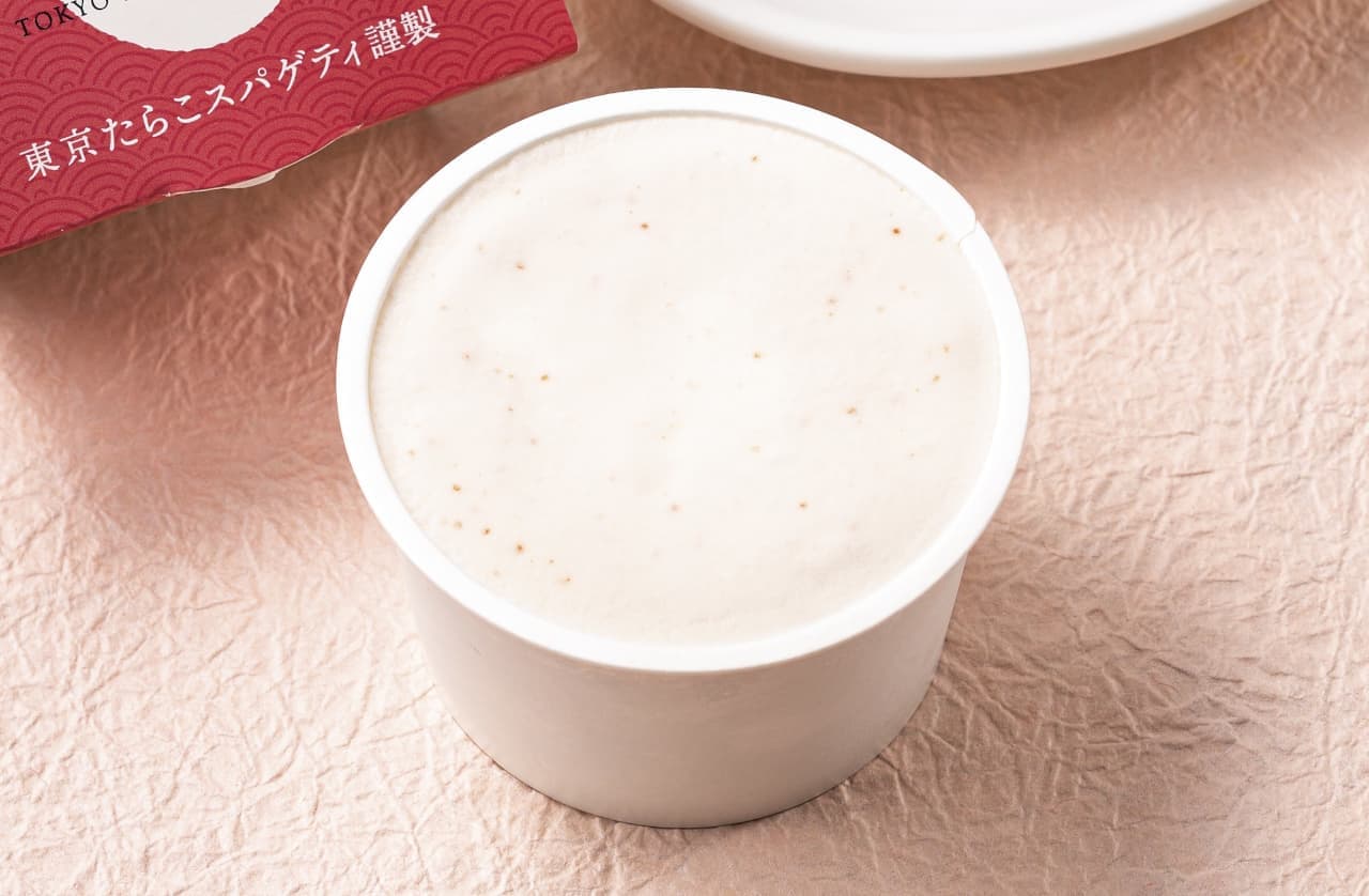 東京たらこスパゲティ「東京めんたいミルクアイス」