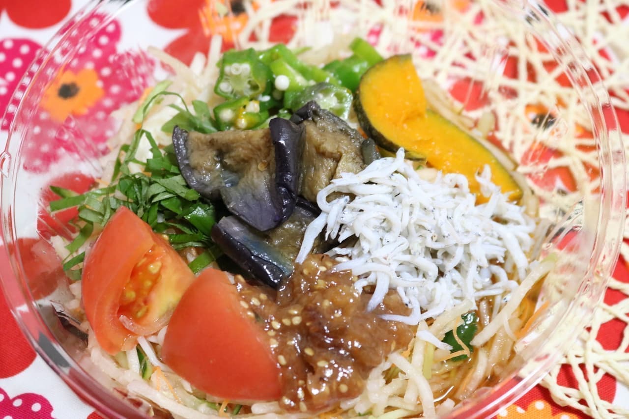 Seijo Ishii "Setouchi Kama-age Shirasu and Summer Vegetables with Ume Plum Seasoning Somen Noodle