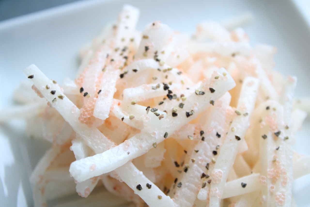 Recipe for "Daikon with Mentaiko Mayo Salad