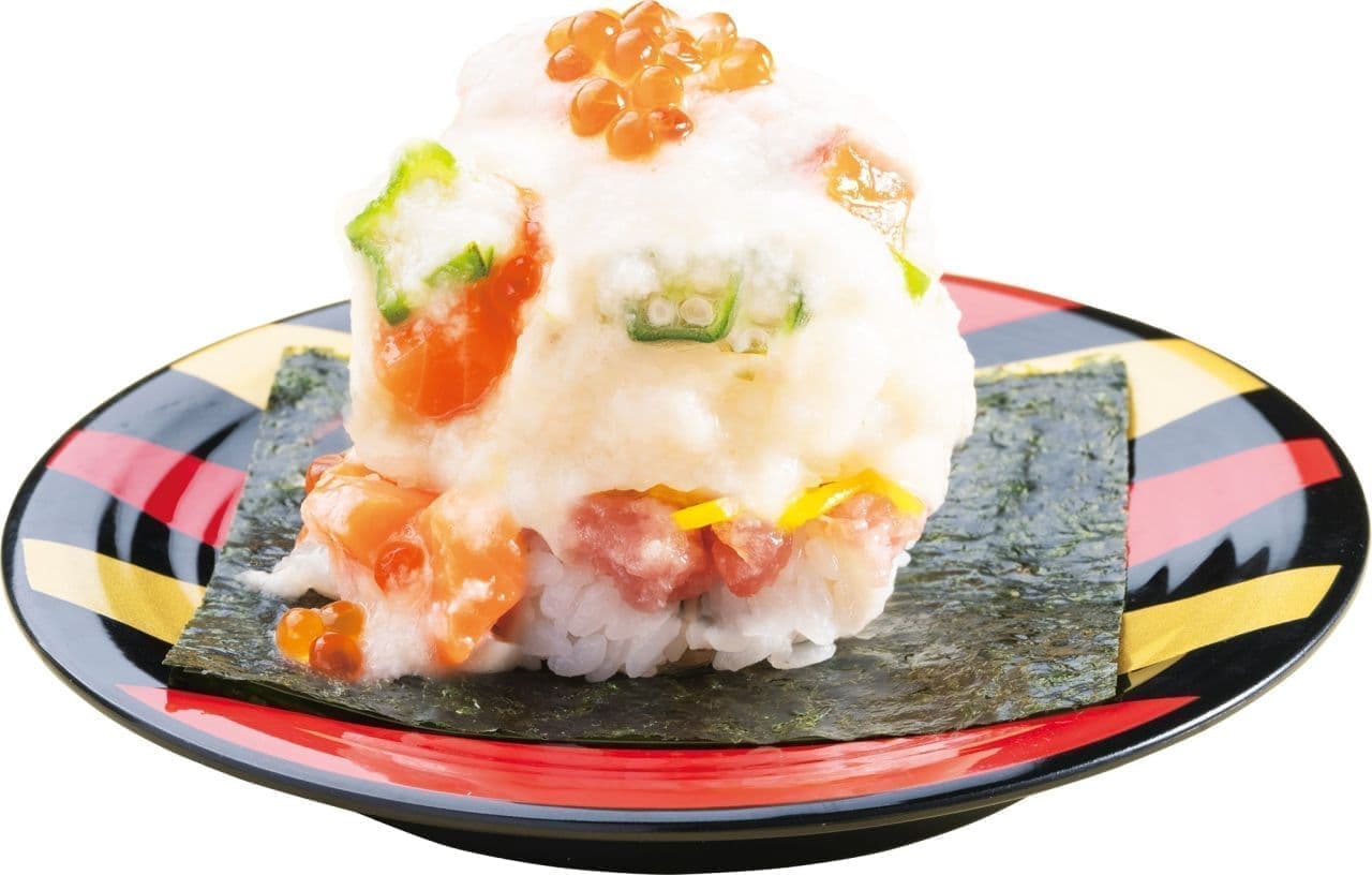 かっぱ寿司「とろ～り山かけ 海鮮盛り」