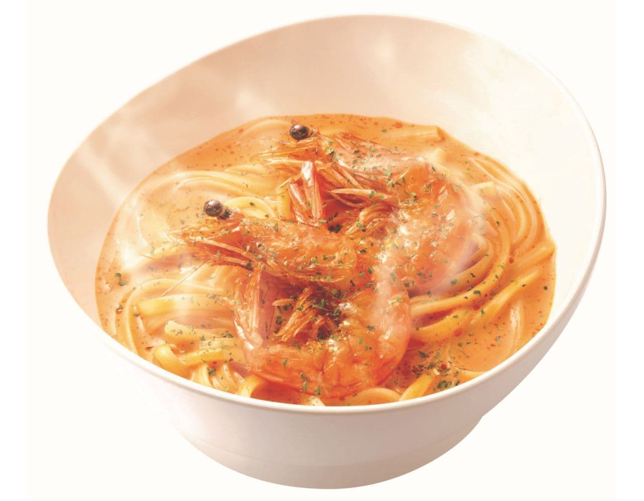 Hamazushi "Thick! Shrimp Tomato Cream Pasta