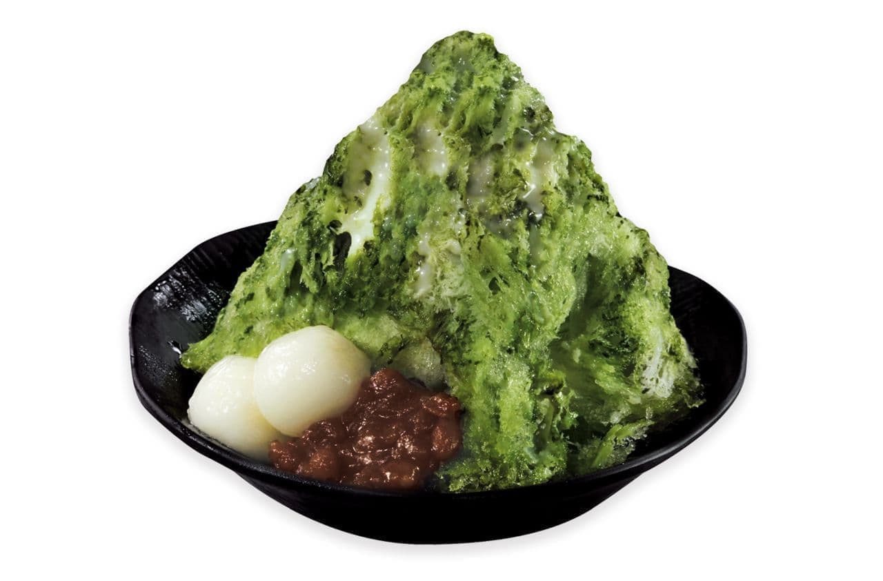 Kurazushi "Yume no fluffy snow Uji green tea
