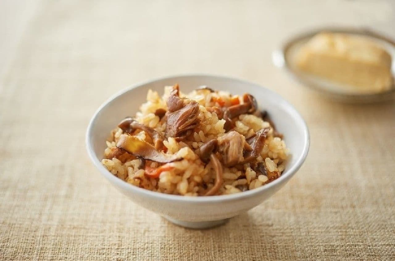MUJI "Rice Cooked with Chicken Teriyaki and Five Kinds of Mushrooms
