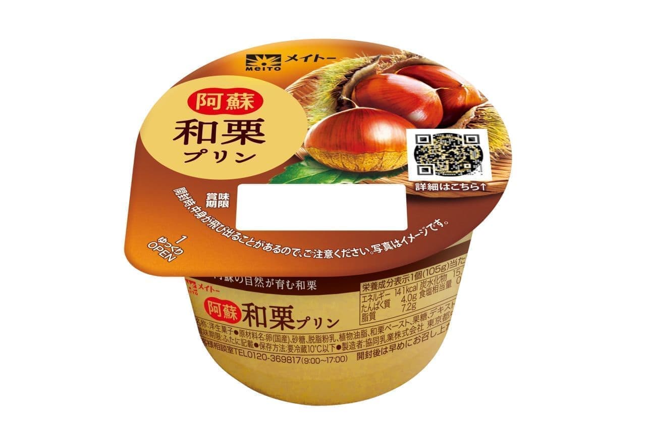 Kyodo Nyugyo "Aso Japanese chestnut pudding
