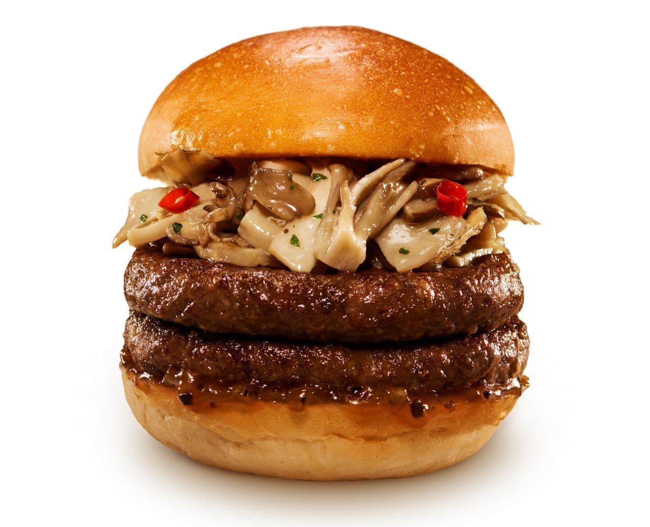 Lotteria "Double Ghibier Venison Burger (Truffle-Scented Autumn Mushroom Confit)