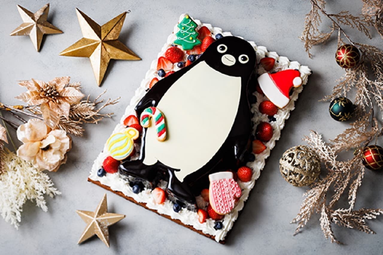 ホテルメトロポリタン「Suicaのペンギン バルーンケーキ」「Suicaのペンギン クリスマスツリーケーキ」