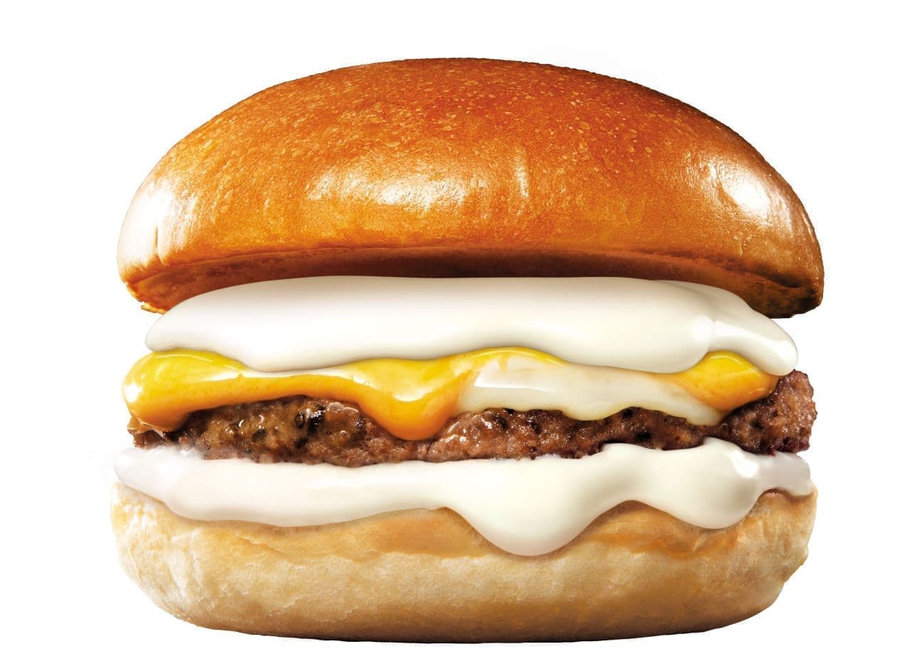 Lotteria "Immoral 300% Cheese Exquisite Cheeseburger"