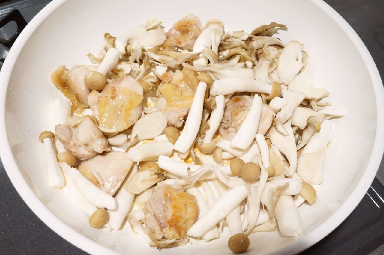 Easy recipe for "Teriyaki Chicken Sweet Potato Mushroom Teriyaki