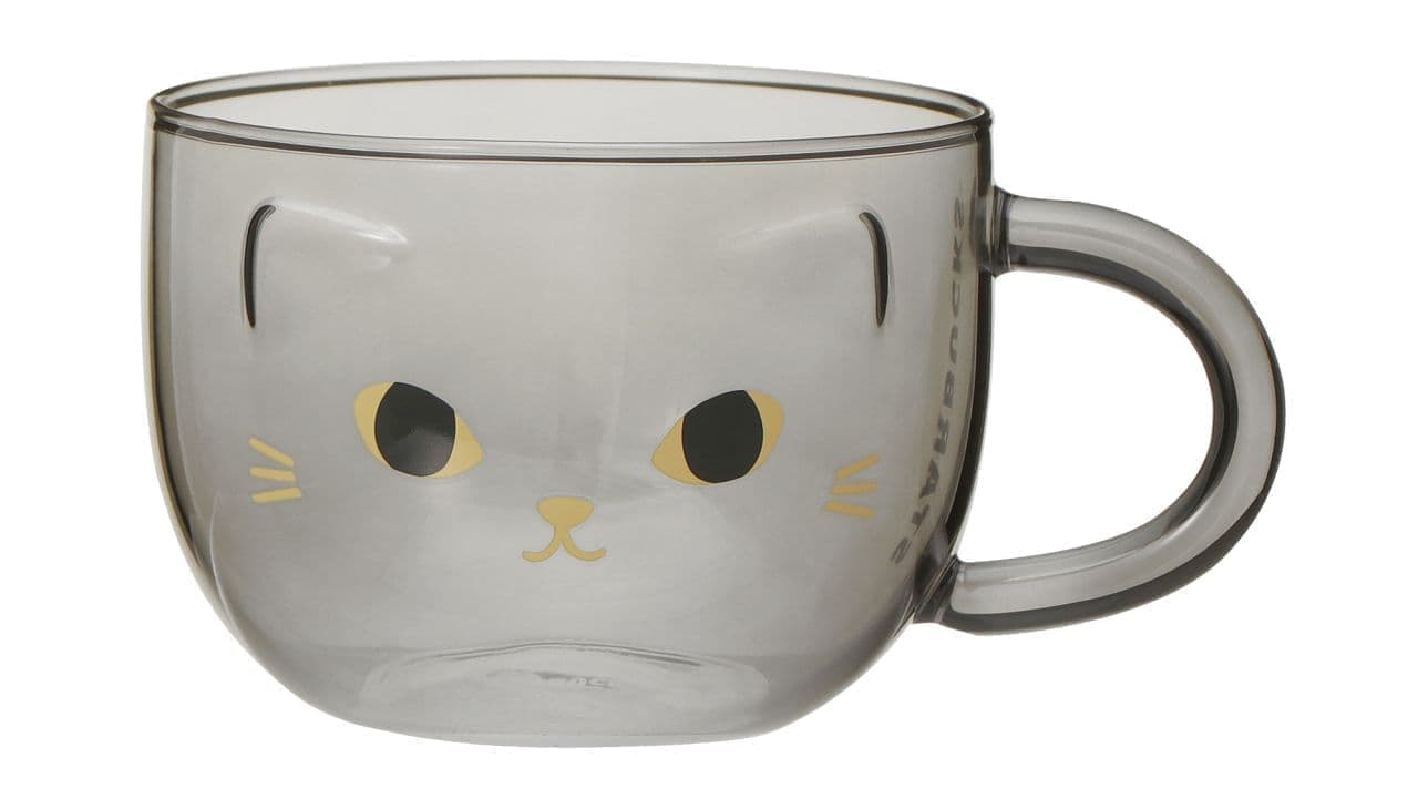 Starbucks "Halloween 2022 Heat-Resistant Glass Mug Cat 355ml"