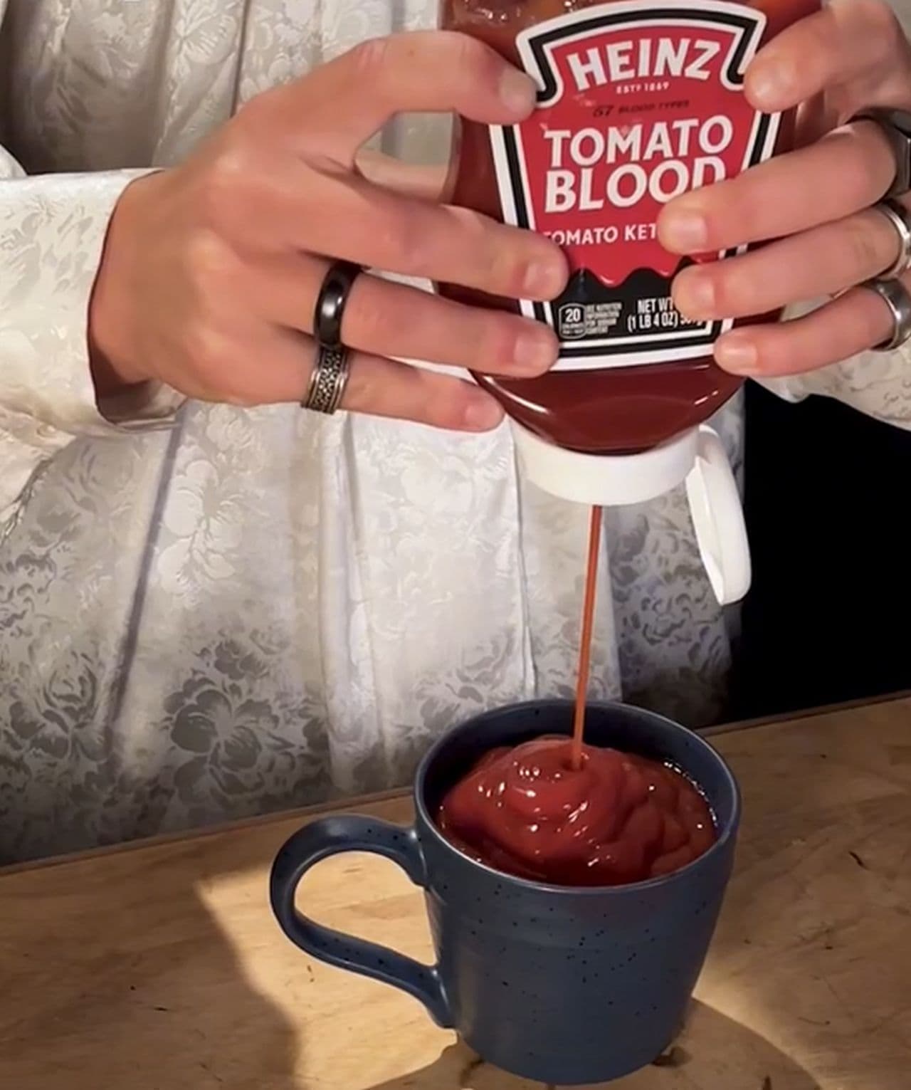 Heinz launches Tomato Blood Ketchup in the U.S. for the Halloween season.