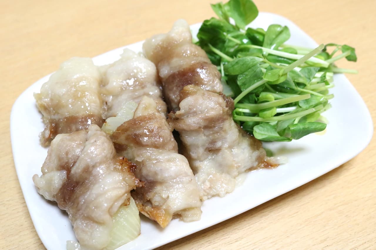 Recipe: "Bite-sized Onions Wrapped with Pork