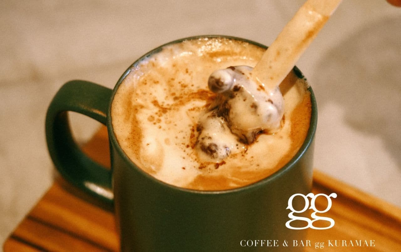 COFFEE & BAR gg GENIE" starts selling hot drinks with chocolate sticks from October 17 for winter only.