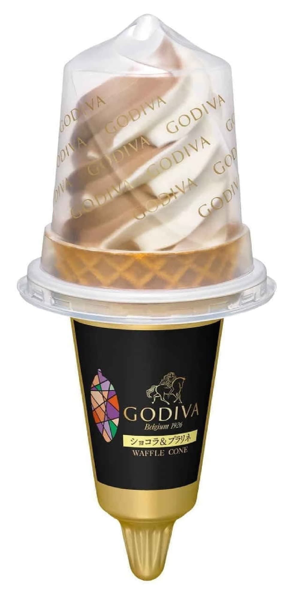 Lotte "GODIVA Waffle Cone Chocolat & Praline