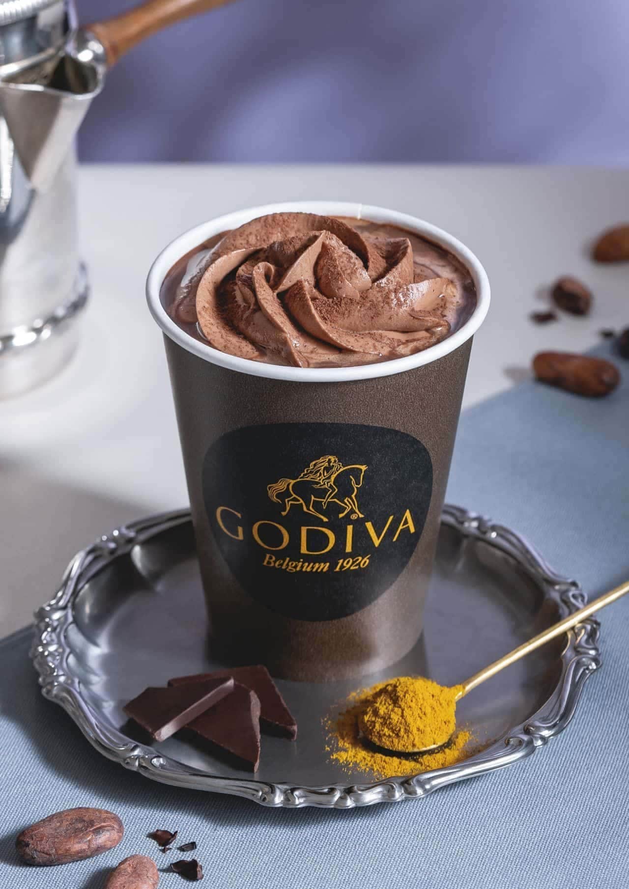 Godiva "Hot Chocolate Liquidizer Dark Chocolate Turmeric".