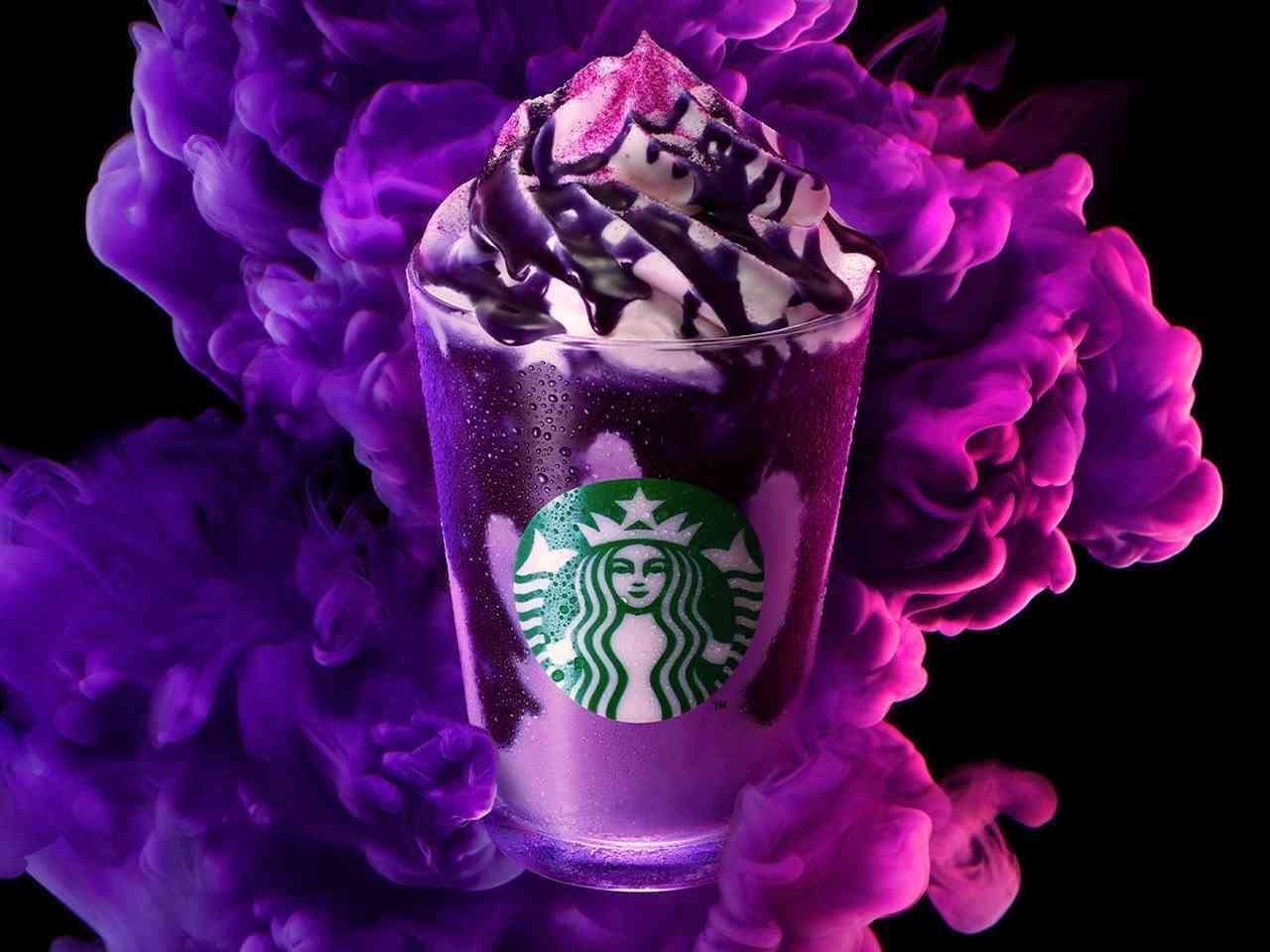 Starbucks "Purple Halloween Frappuccino".