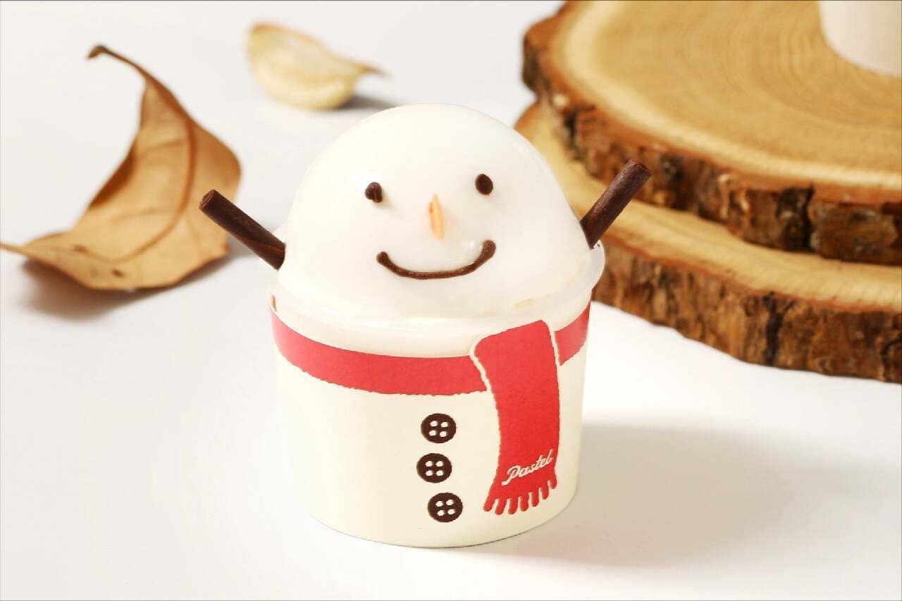 Pastel "Snowman Pudding