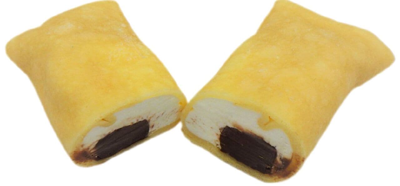 7-ELEVEN "Chunky Crepe with Fresh Chocolate & Whipped Cream"