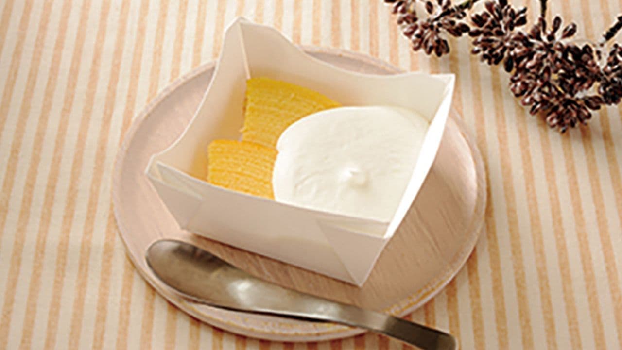 Baumkuchen with drowned cream