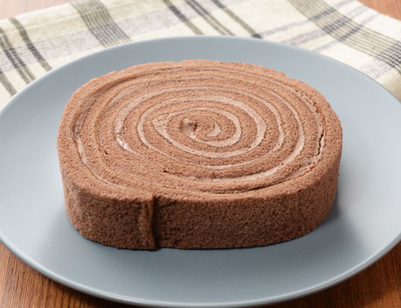 Uzumaki Chocolate Roll Cake