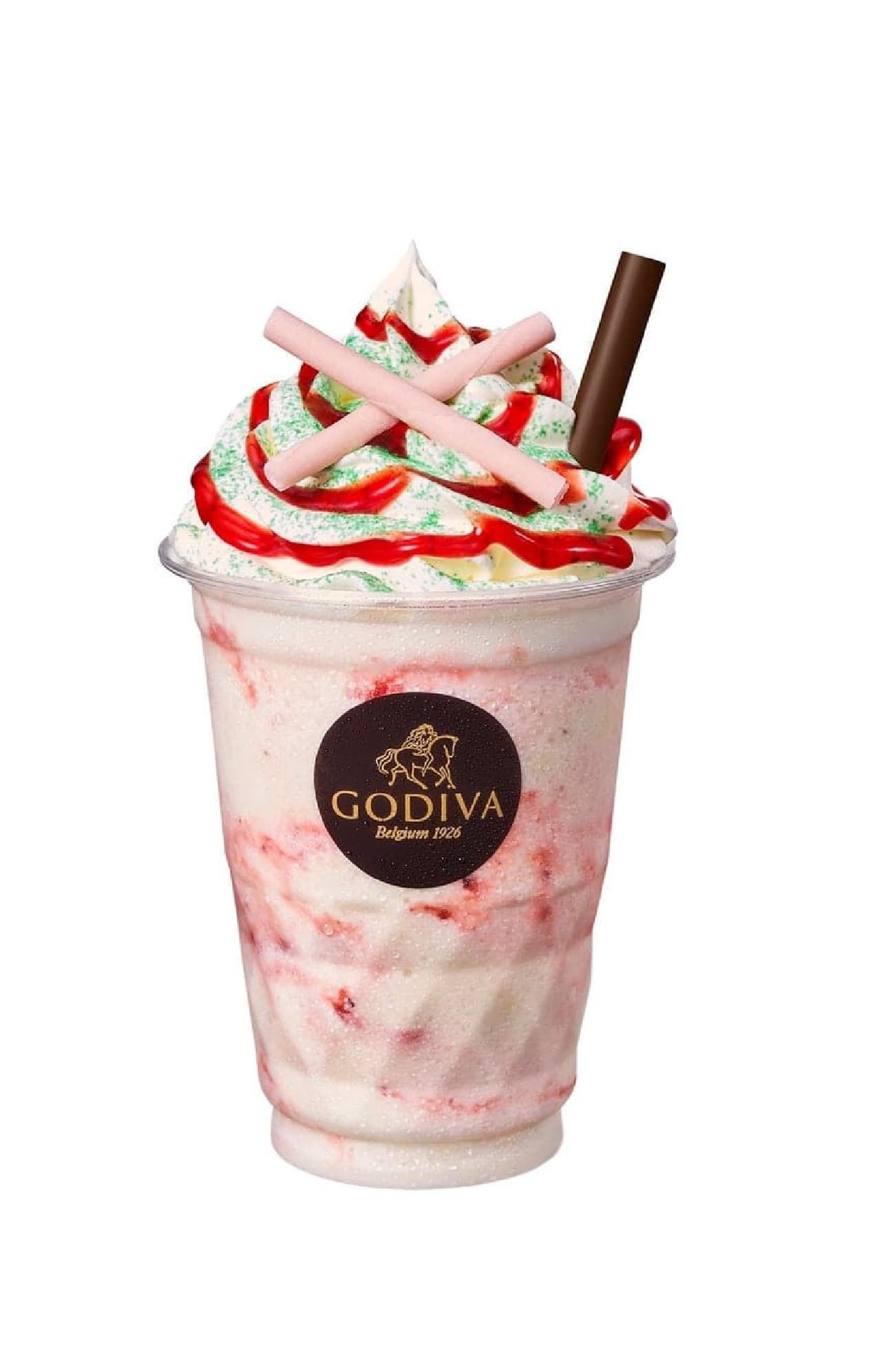 Godiva "Chocolixer Vanilla Strawberry Cheesecake".