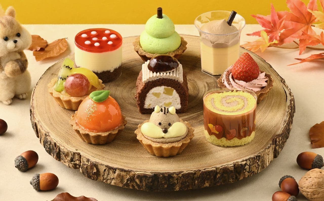 Cute storybook-style sweets "Squirrel's Winter Dress" from Ginza Cosy Corner