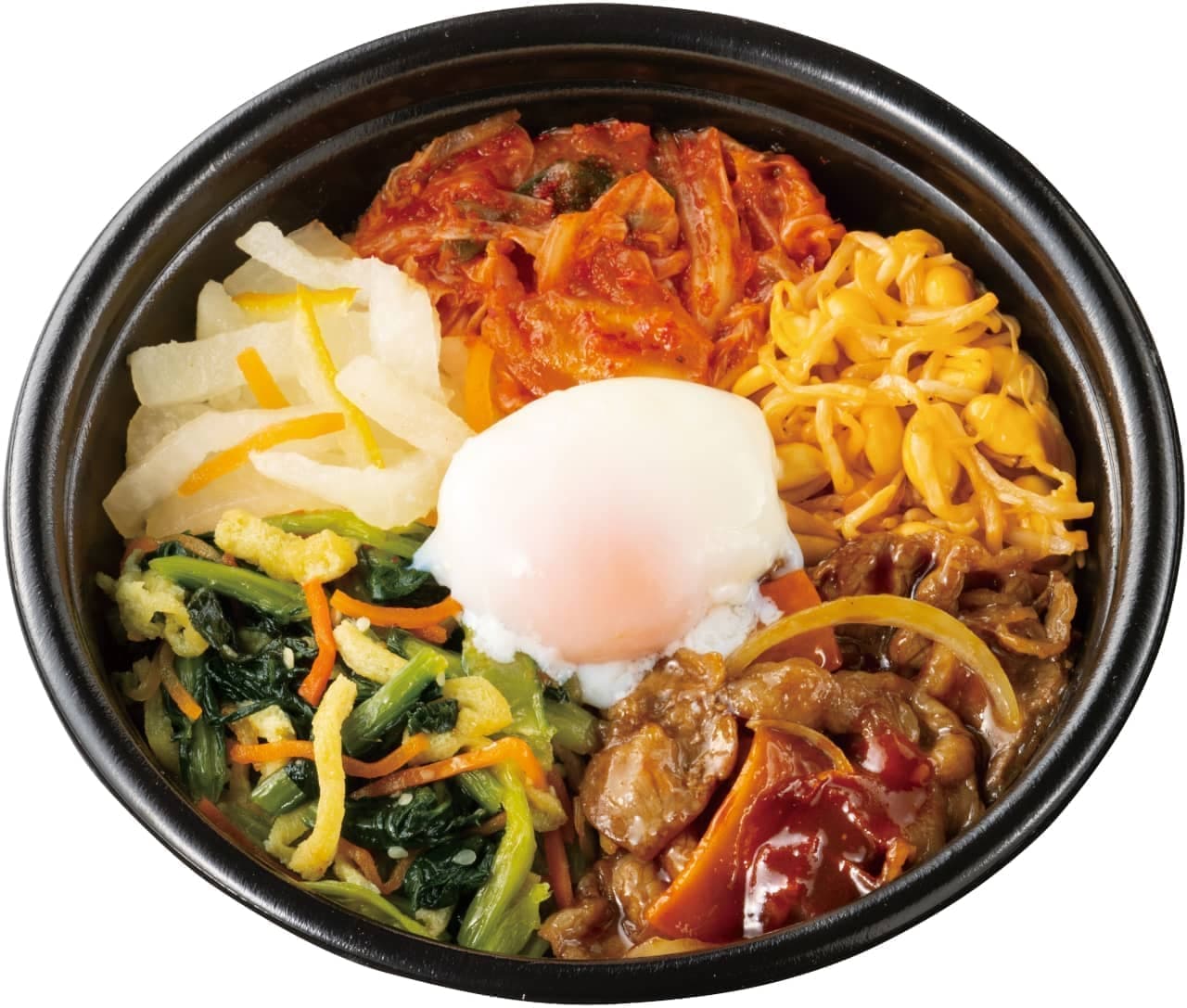 Hotto Motto "Bibimbap with vegetables (with hot egg)