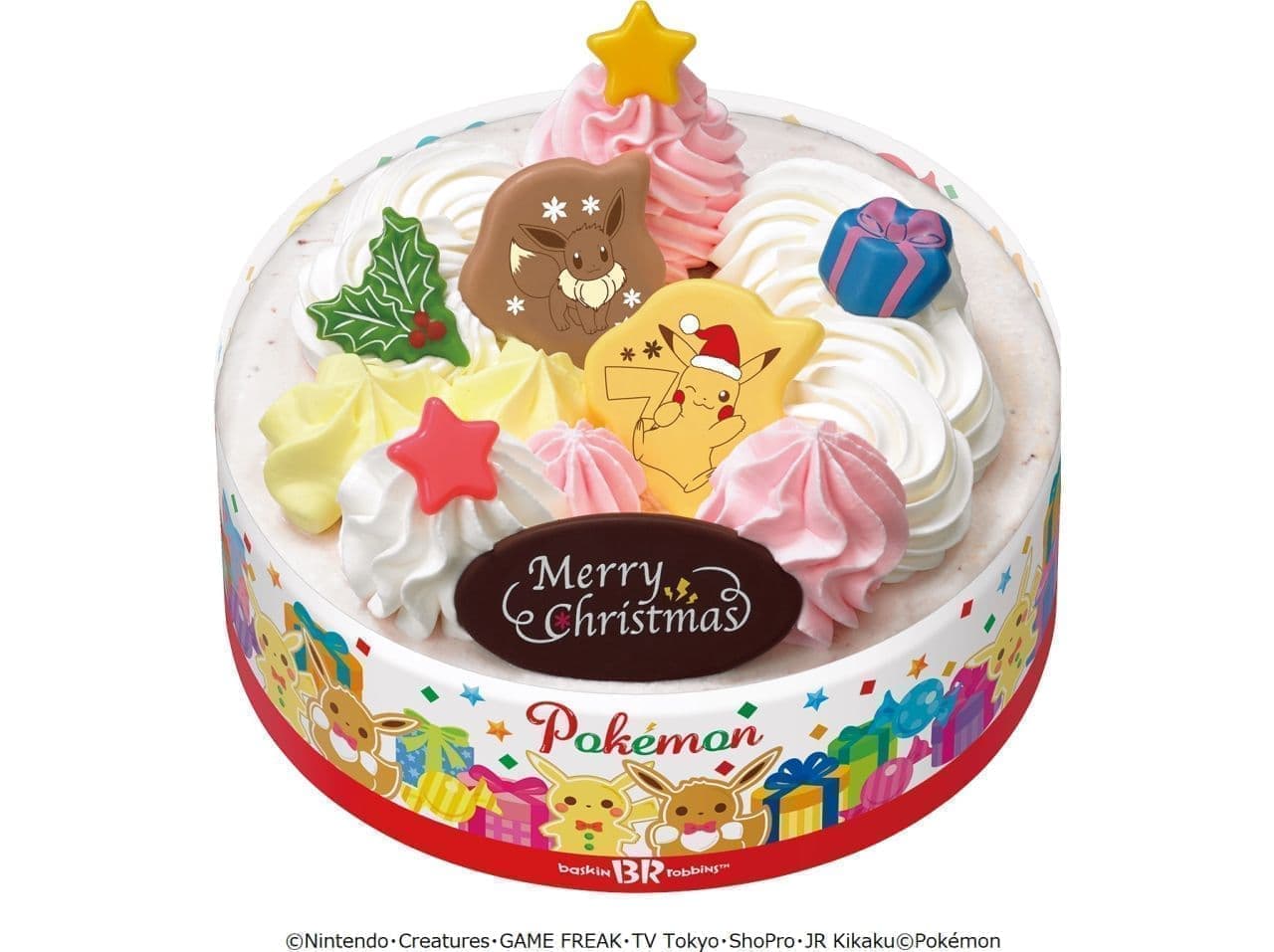 Thirty-One Pokémon Christmas Ice Cream Cake