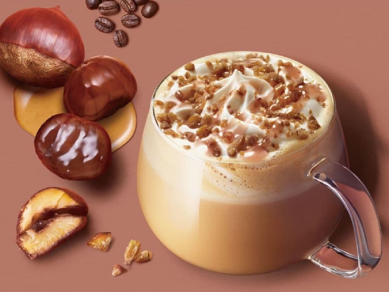 Mont Blanc Latte" limited to Starbucks East Japan area