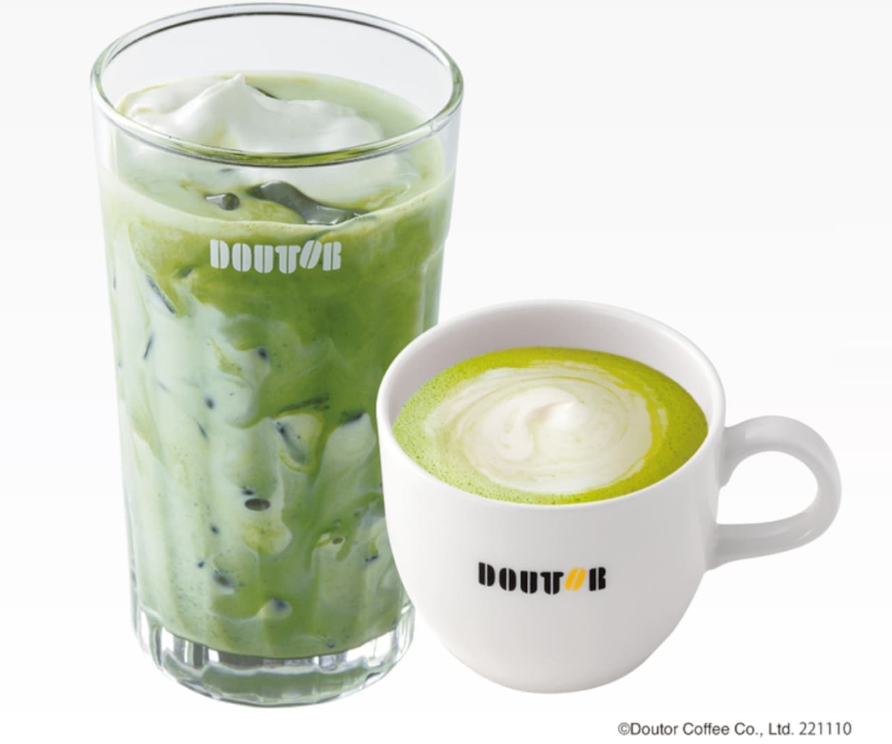 Doutor Coffee Shop "Luxurious Matcha Latte with Kyoto-grown Ichibancha Green Tea".