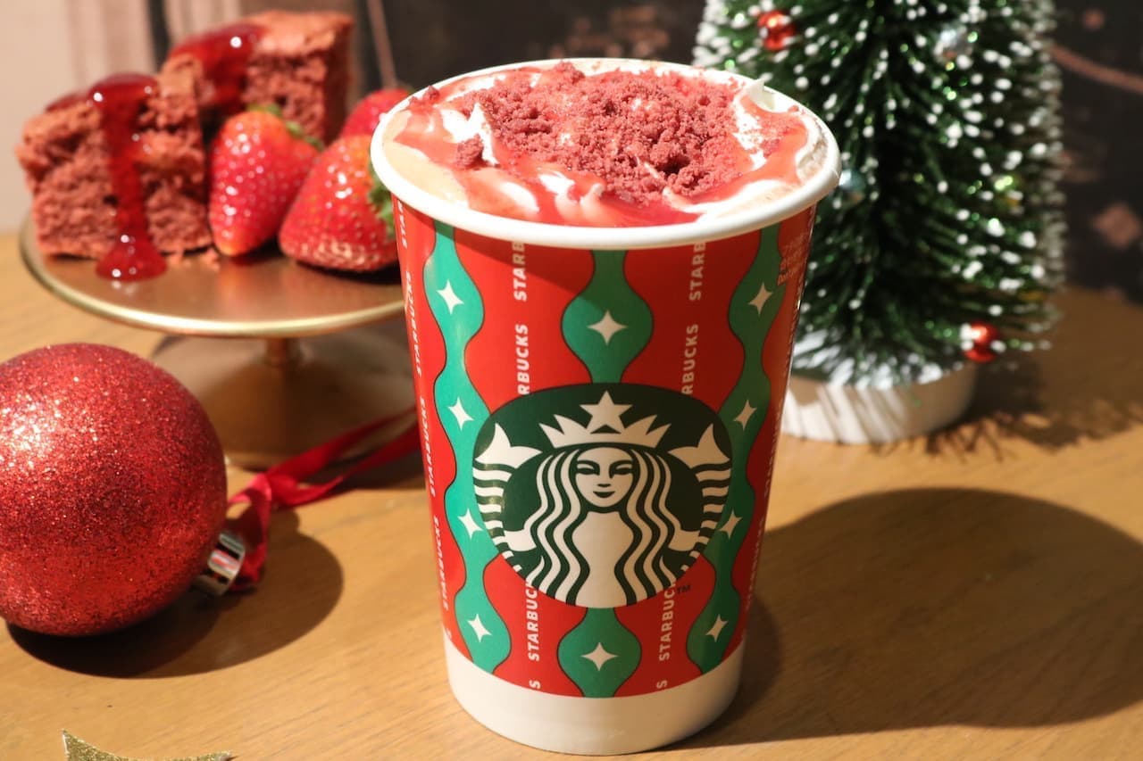 New Starbucks Strawberry & Velvet Brownie Mocha