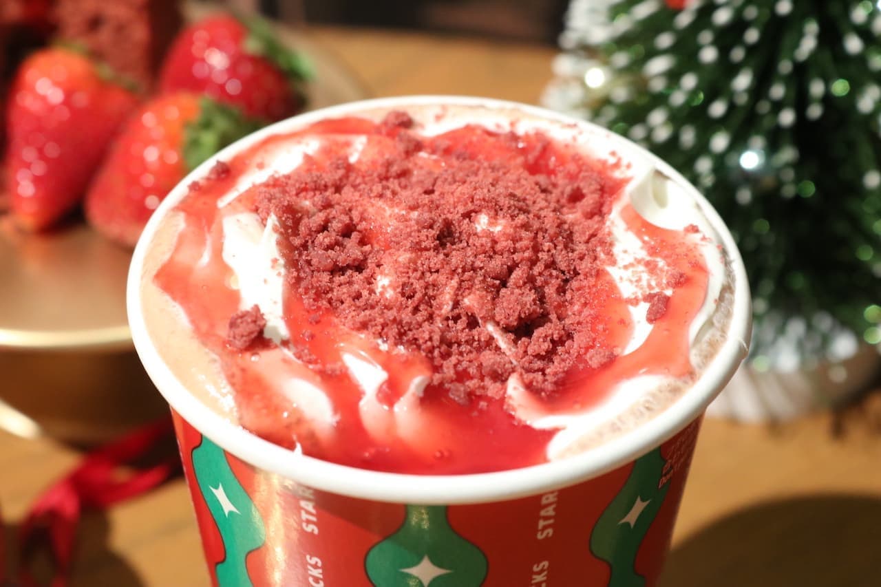 New Starbucks Strawberry & Velvet Brownie Mocha