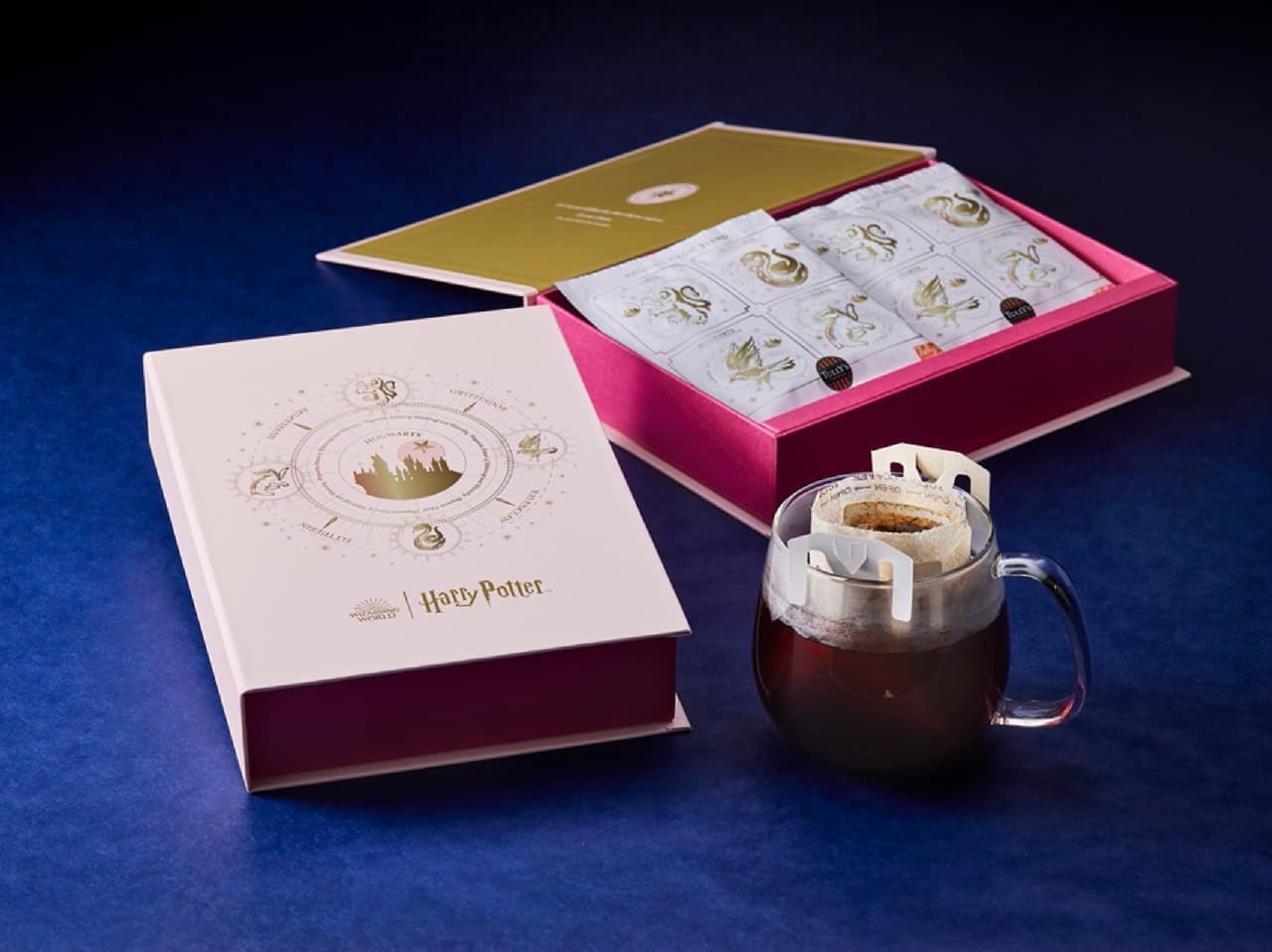 Tully's Coffee "Accessory Box, Holiday Magic Blend ZIPS Single Serve (Starry Sky Hogwarts)".