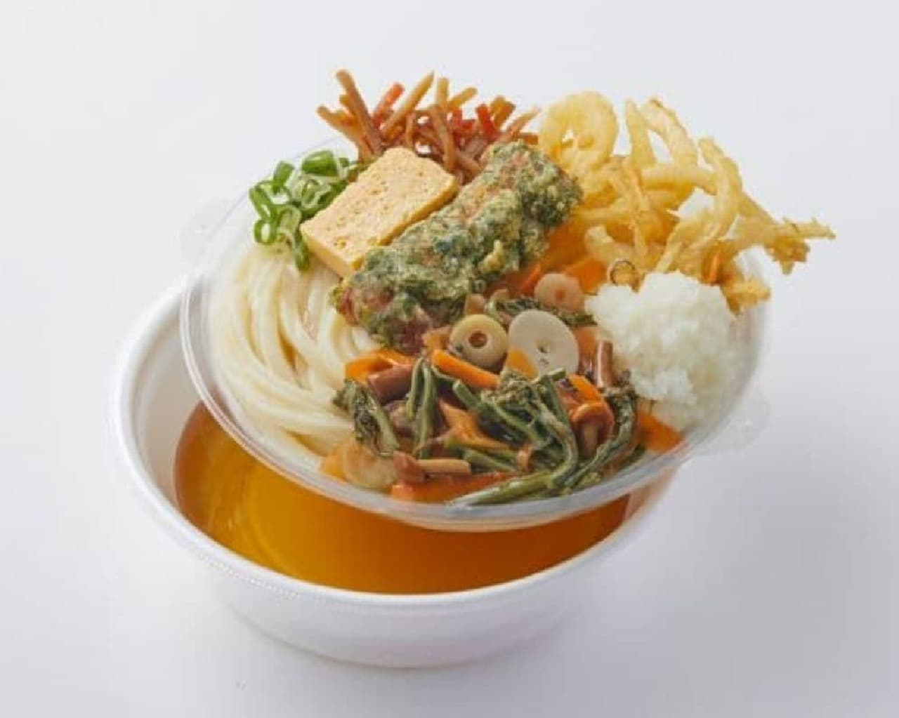 丸亀製麺「山菜おろしうどん弁当」