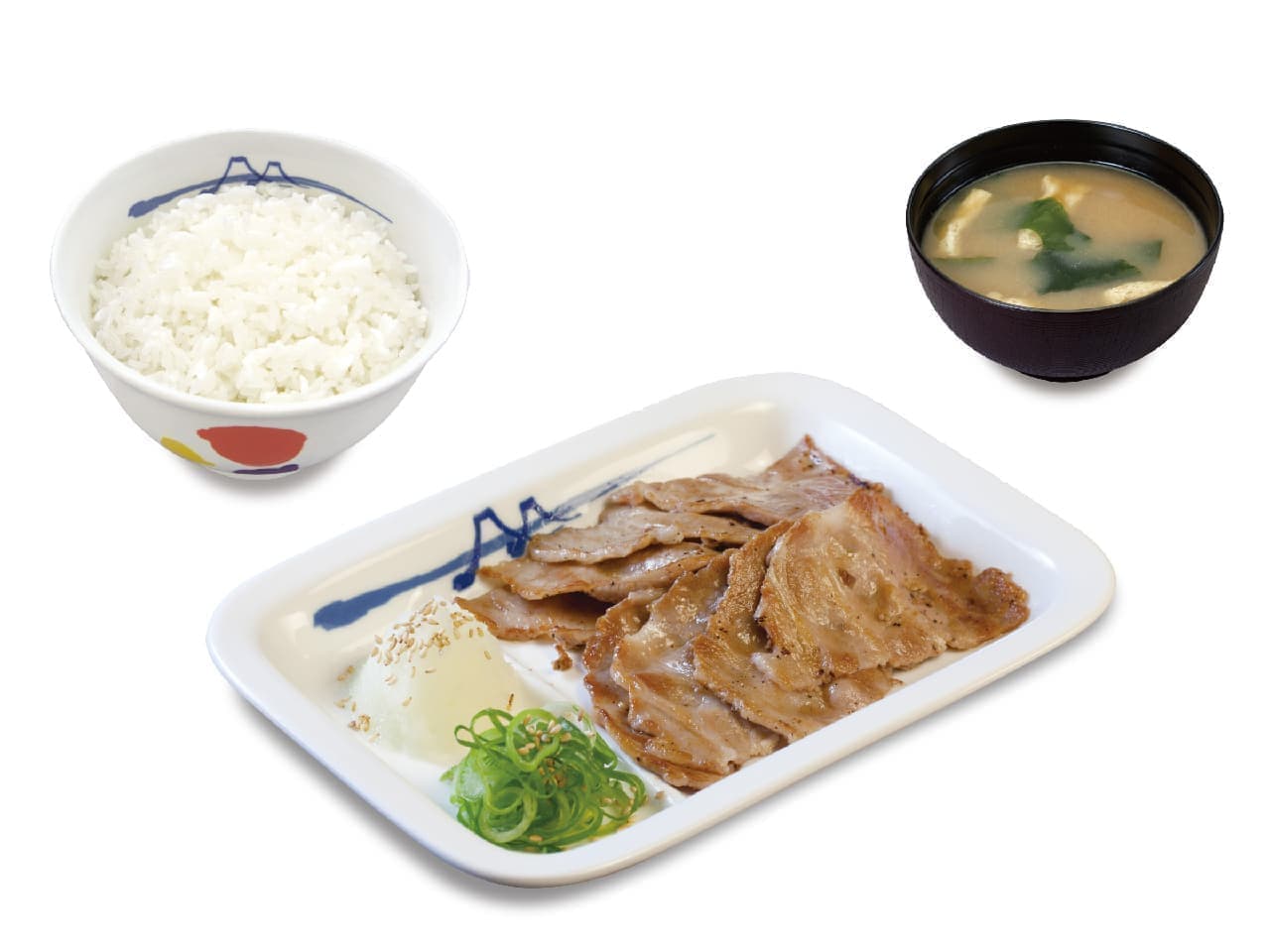 Matsuya "Pork Yakiniku Rice Set