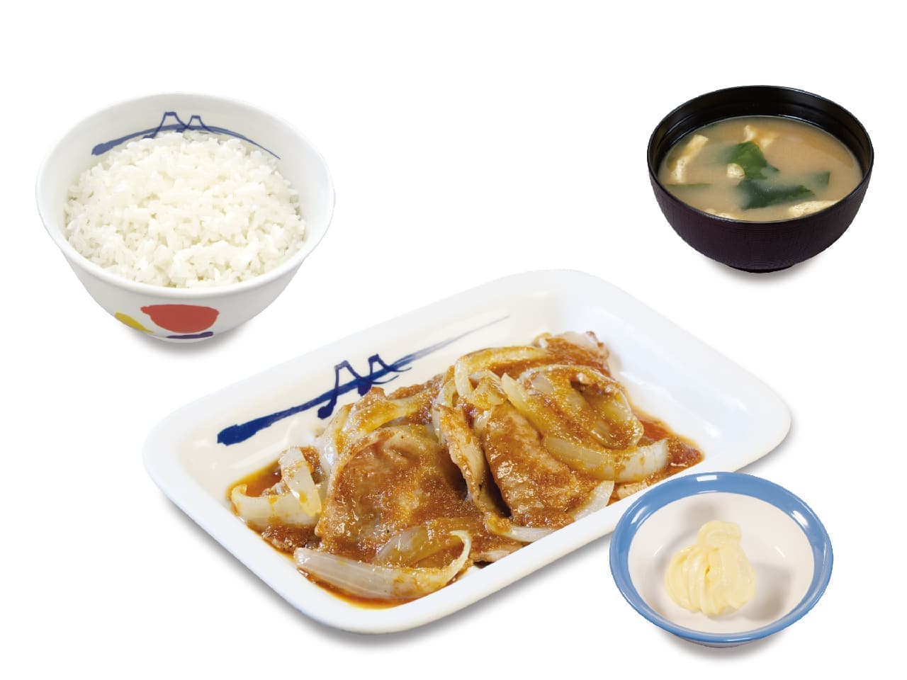 Matsuya "Pork Ginger Rice Set"