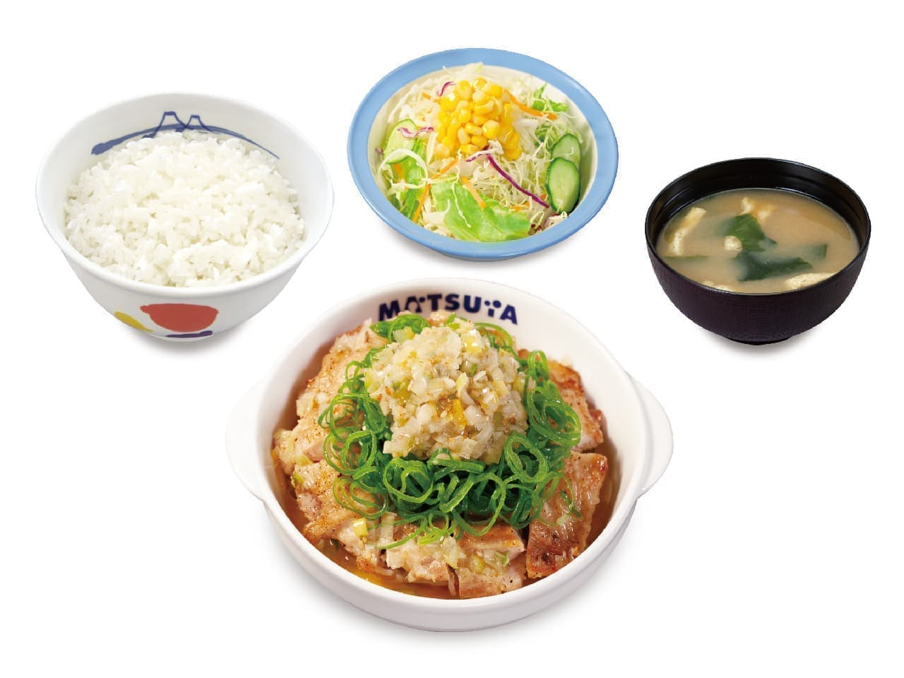 Matsuya "Negi Negi-Shio Chicken Grilled Set Meal