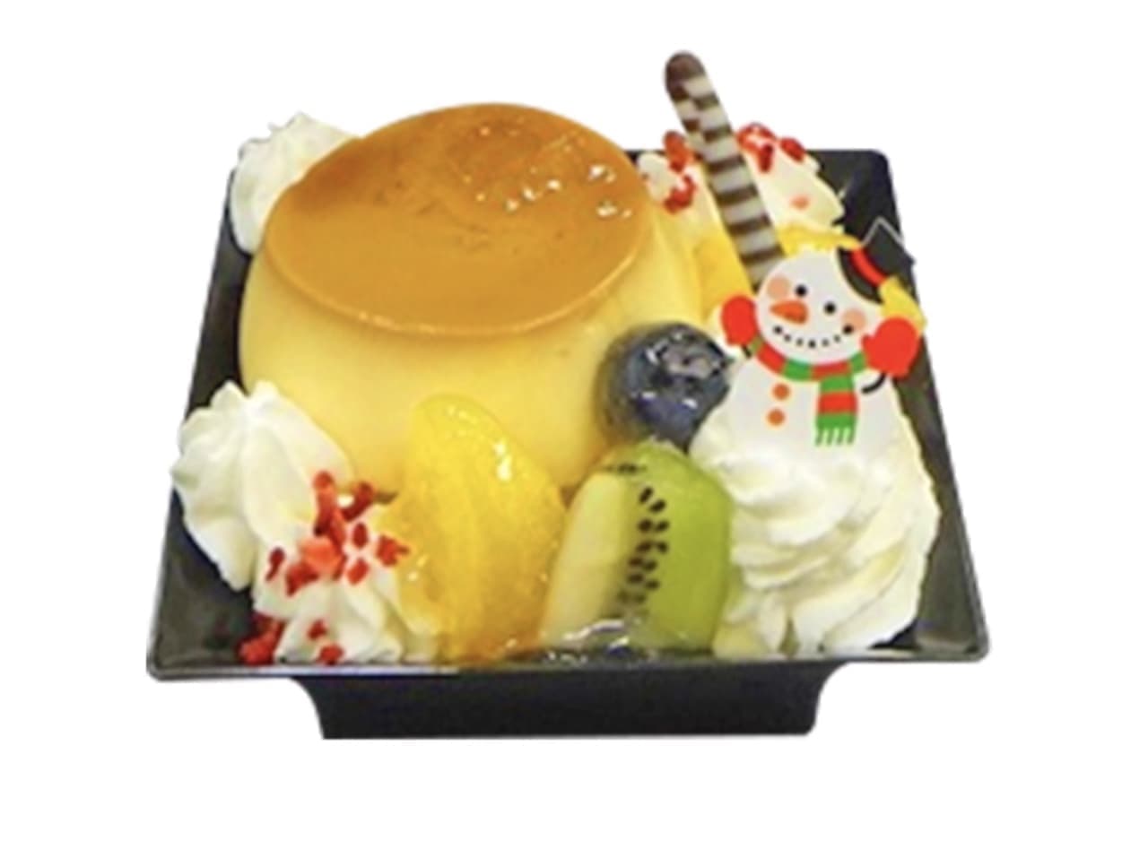 Chateraise "Umitate Egg Pudding a la mode Happy Snowman