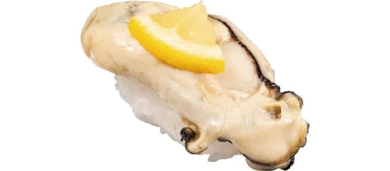 かっぱ寿司「瀬戸内海産 蒸し牡蠣」