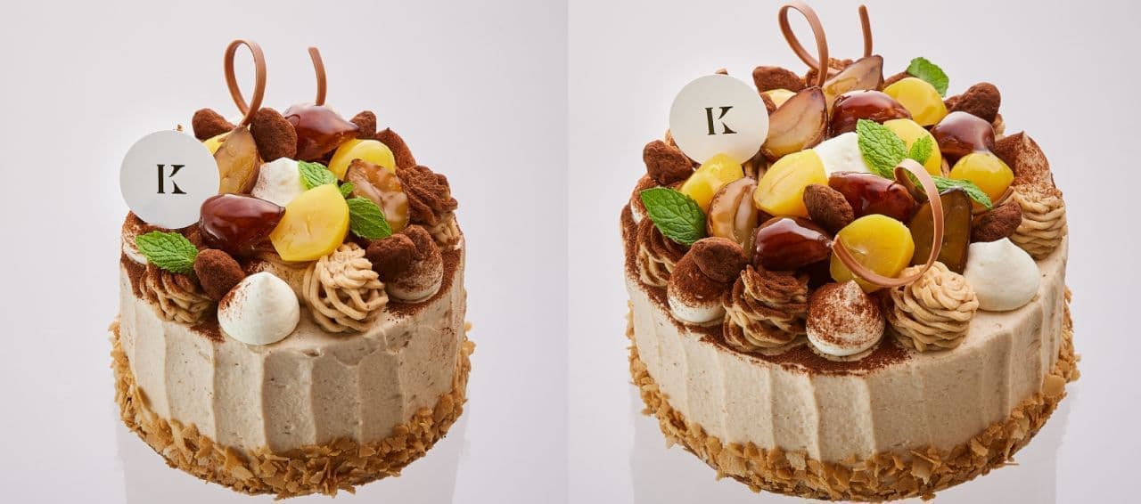 きのとや「プレミアムマロンデコレーション」 2種類の栗を贅沢にのせた11月限定“季節のケーキ”