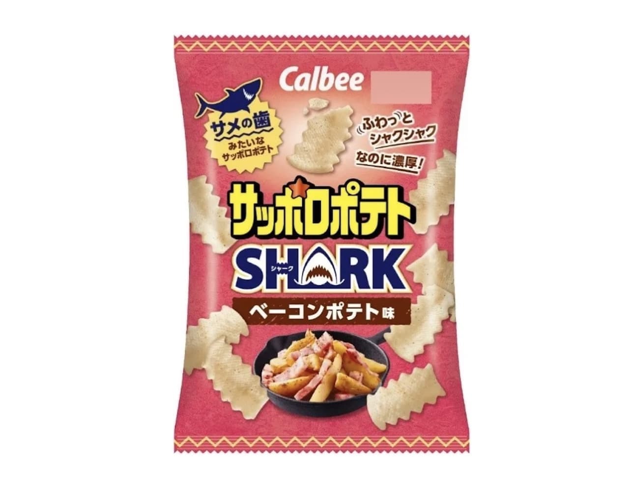 Calbee "Sapporo Potato SHARK Bacon Potato Flavor